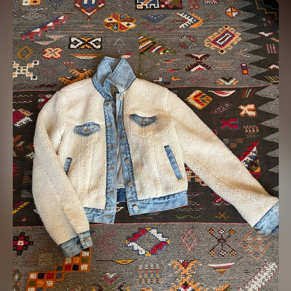 Pilcro and the Letterpress Sherpa jacket